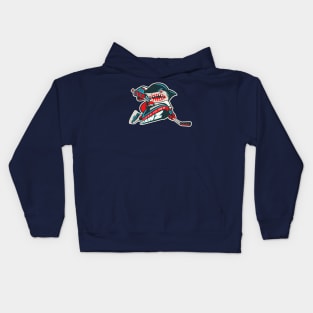 Defunct Long Island Jawz Roller Hockey Kids Hoodie